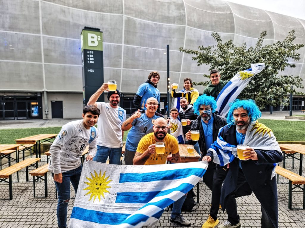 Craftbeer v rukách Uruguajskích fanúšikov